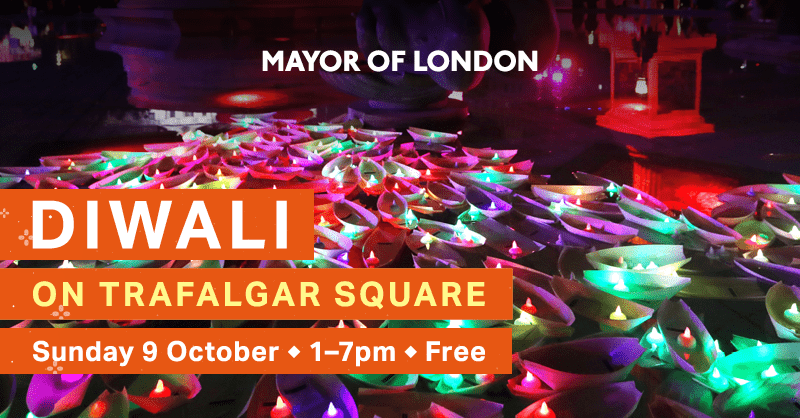 Diwali On Trafalgar Square on 9 October